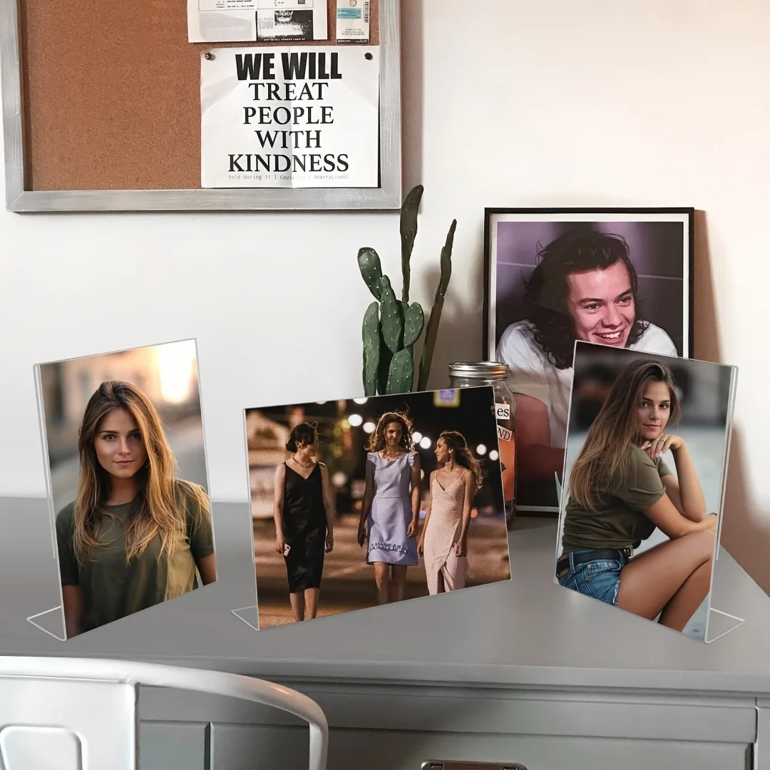 6-Piece Transparent Acrylic Frame Set