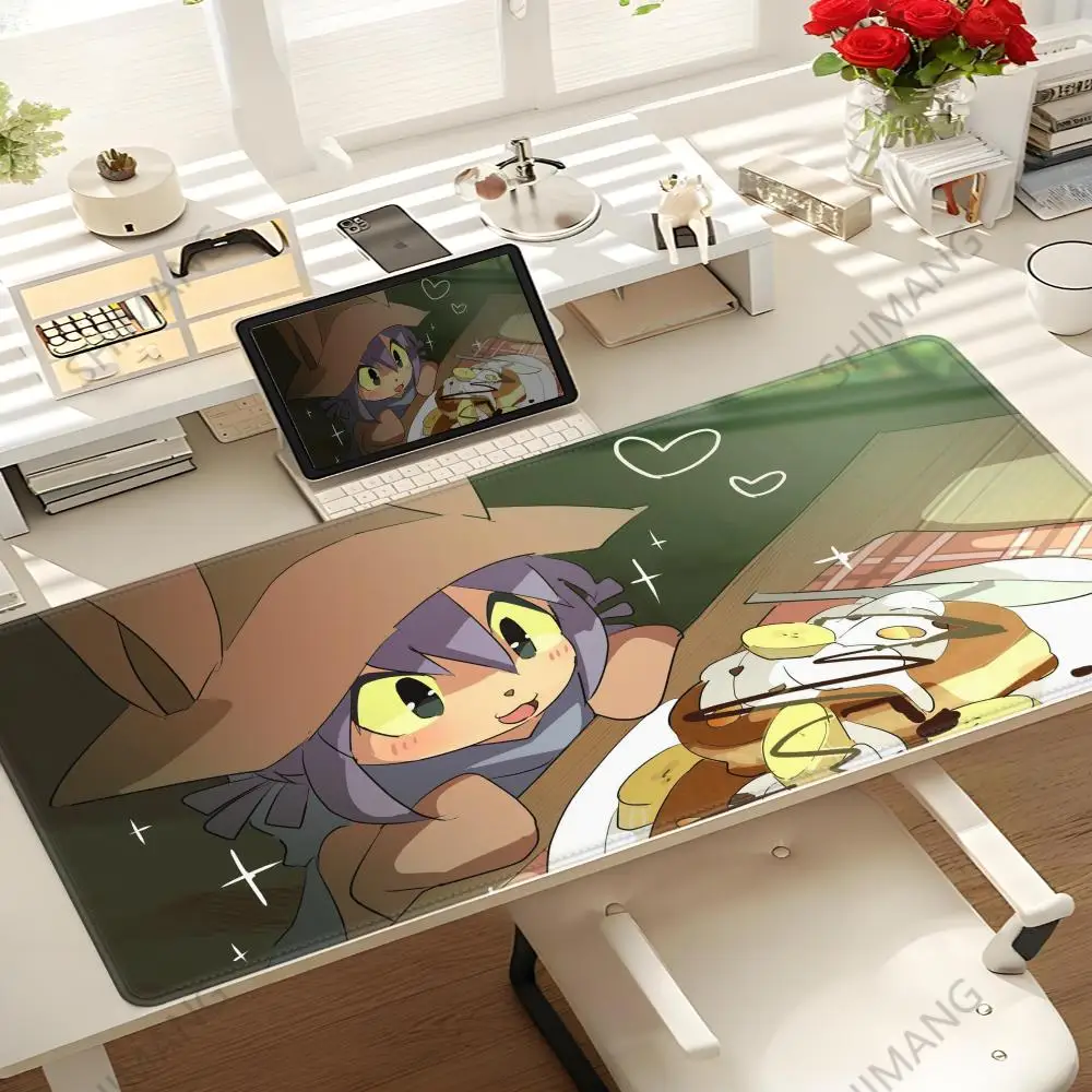 

Large Mouse Pad Niko Oneshot XXL Gaming Accessories Office Gamer Keyboard Desk Mat for boy gift Non-Slip Laptop Anime Mousepad