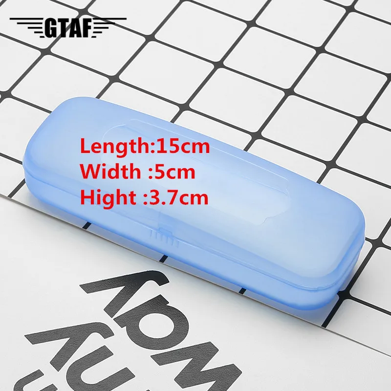 Simple and Stylish Portable Transparent Shell Case Protector Box for Clip-on Flip-up Lens Glasses Sales Eyeglass Case