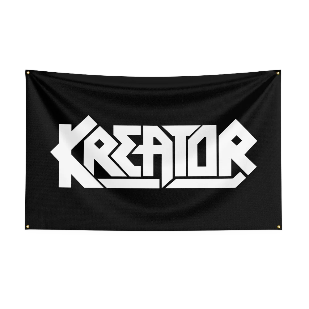 3x5 Ft Heavy Rock Band-K-Kreators Flag Polyester Digital Printing Banner for Bedroom Wall Art Out Door Tapestry Decoration