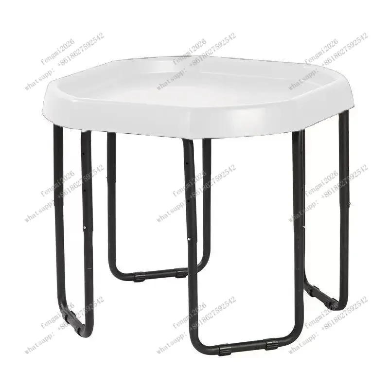 Height Adjustable Kids Sand & Water Play Table Sensory Tray Multi-Functional Game Table