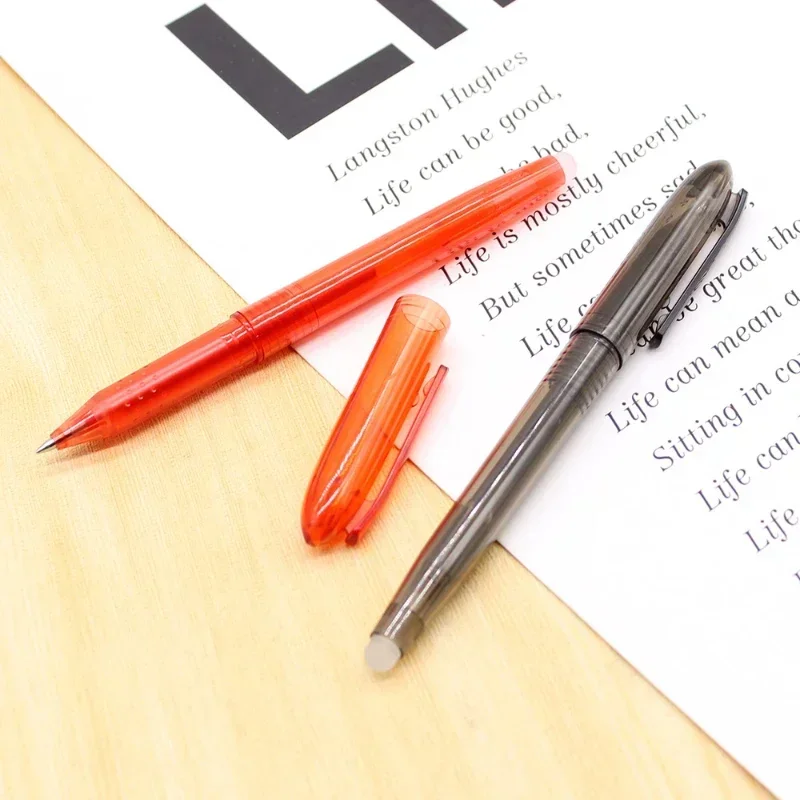 24PCS  Creative Color Neutral Pen Temperature Control Erasable Thermal  Office Stationery