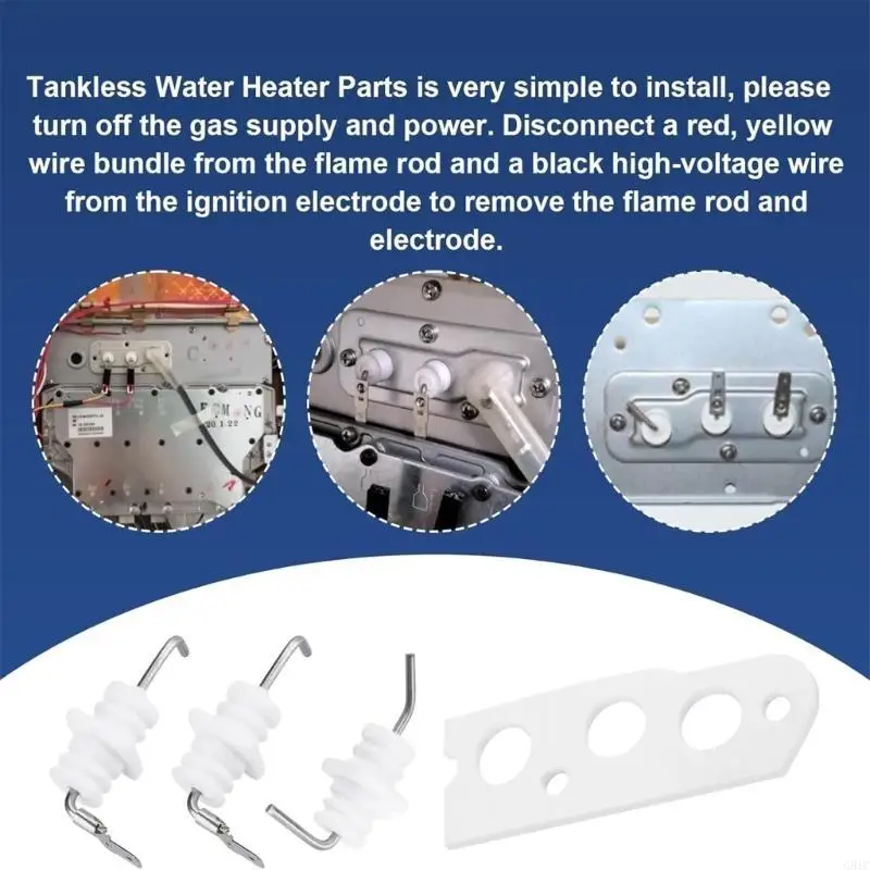 G8TC Electrode Flame Goder Прокладка энергоэффективная часть водонагревателя.