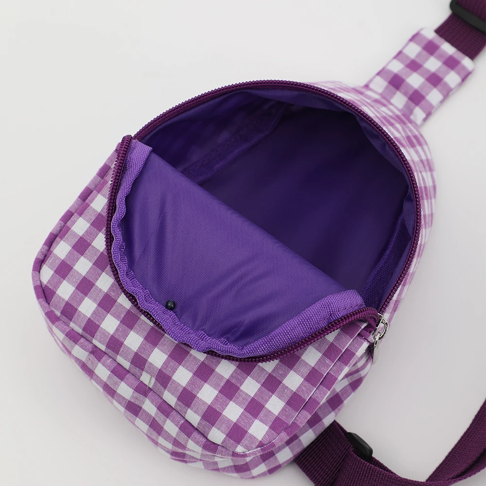 Borsa a tracolla scozzese per bambini borse a tracolla piccole e carine per bambini Mini portamonete portafogli per viaggi all'aperto