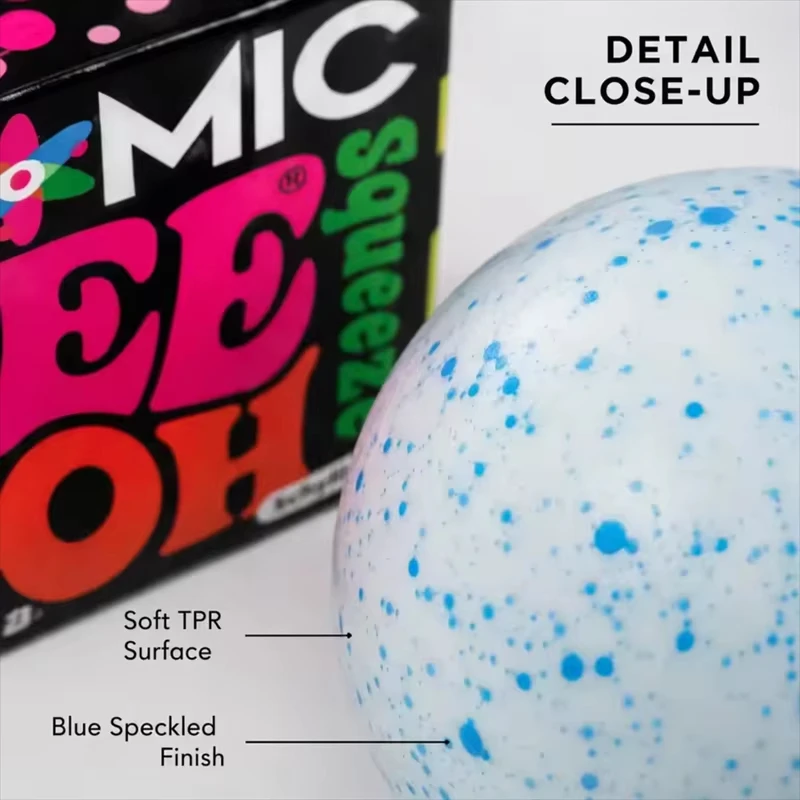 Needoh Snow Ball Crunch Squeeze Stress Ball Soft Quick Rebound Flour Filling Squeeze Toy Non‑toxic For Autism ADHD Stress Relief view 5