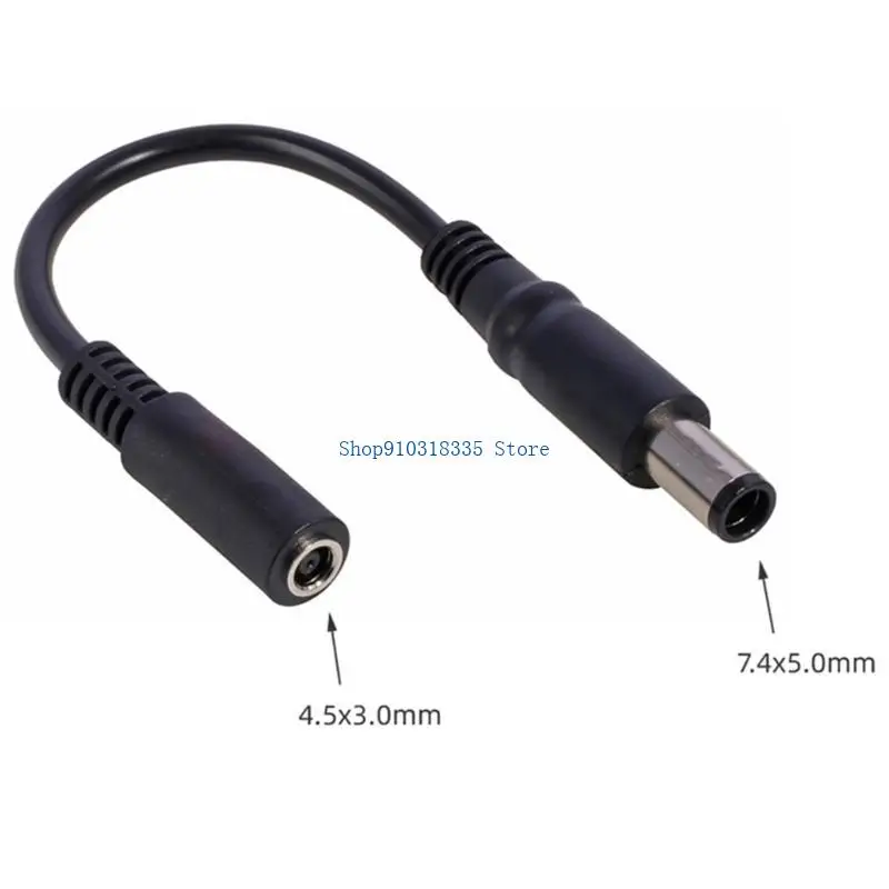  Adapter Cord DC4.5x3.0mm Female to 7.4x5.0mm  5.5x2.5mm 7.9x5.4mm 4.5x3.0mm Square Plug Converter Connector 18CM