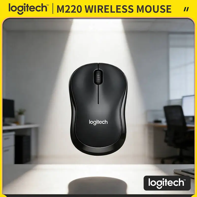 

Беспроводная мышь Logitech M220 SilentTouch, рабочее расстояние 10 м, подключение Plug and Play, 3 кнопки, подходит для левшей и правшей, совместима с Windows, macOS, Chrome OS