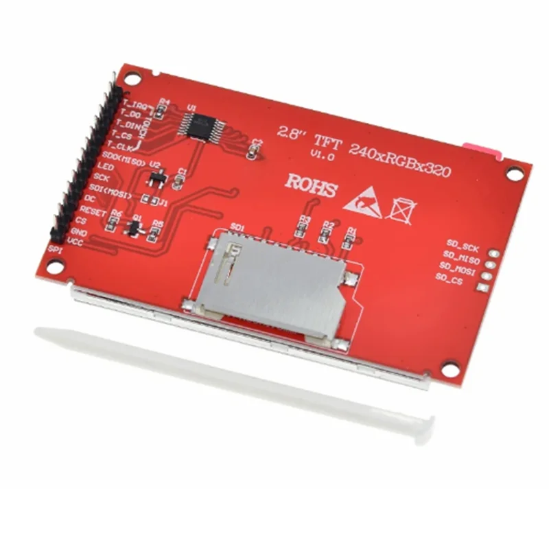 Panel táctil LCD SPI TFT, módulo de puerto serie con PBC ILI9341/ST7789V, 240 pulgadas, 320x2,8, 2,8"