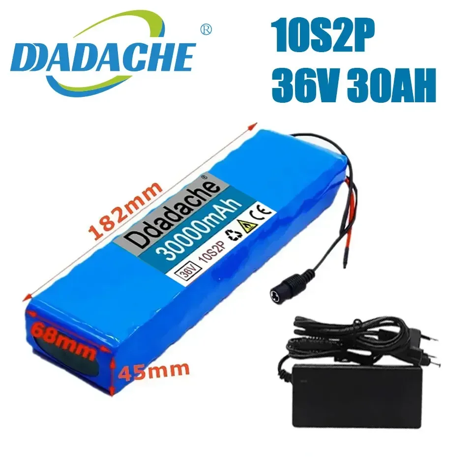 

10S2P 36V 30Ah Battery ebike battery pack 18650 Li-Ion Battery 500W High Power and Capacity 42V Motorcycle Scooter with charger