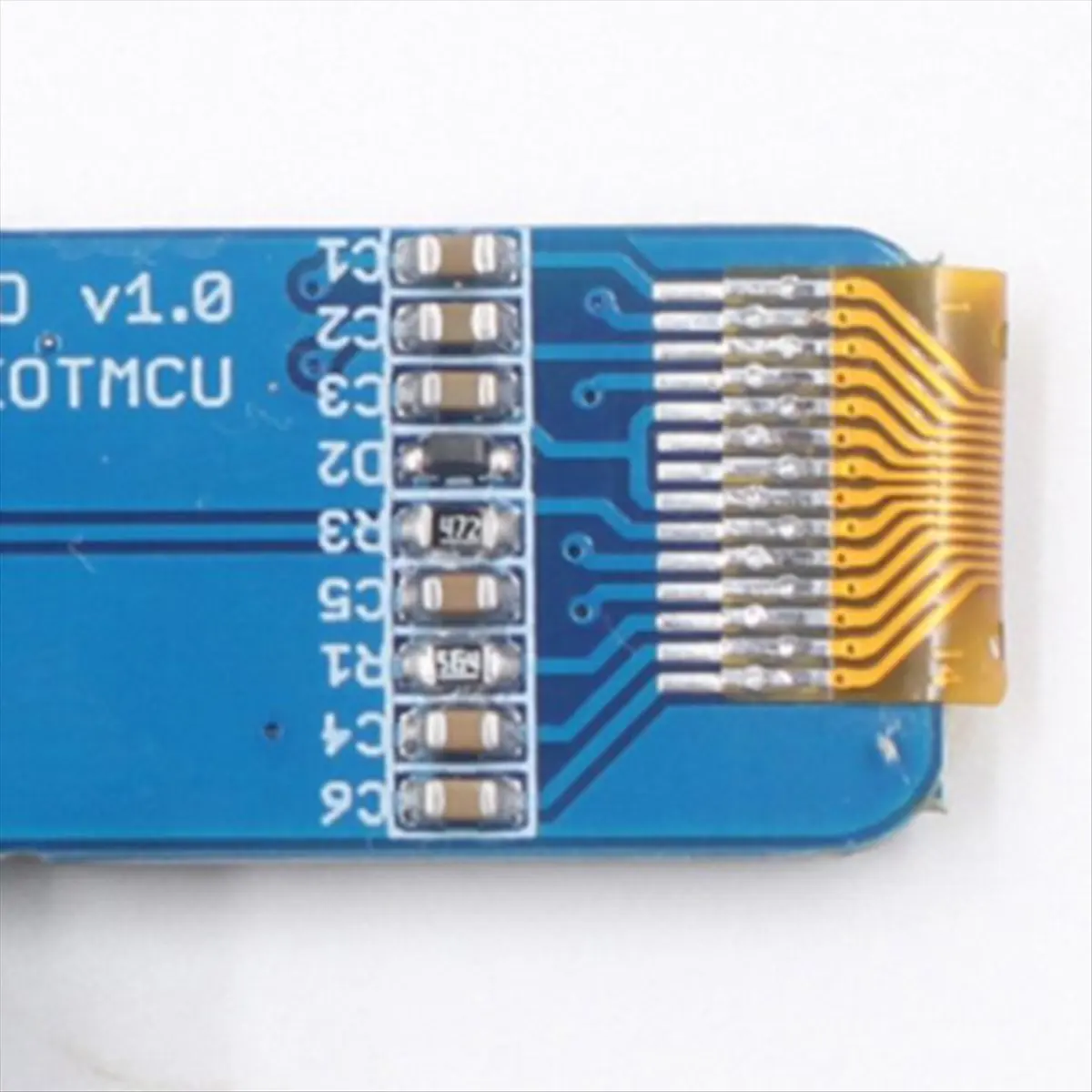 0.91inch OLED 128x32 I2C IIC SSD1306 Blue OLED Display Module CAA