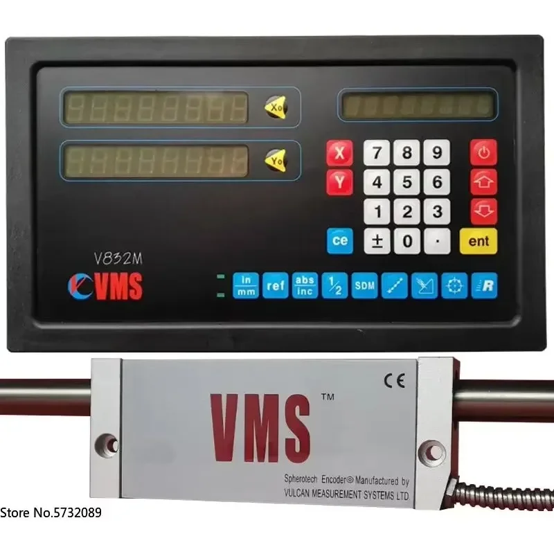 VMS/V632M Digital Display Meter VCM332 V633M V832M Display Boring Machine Ball Grid Scale Reading Head