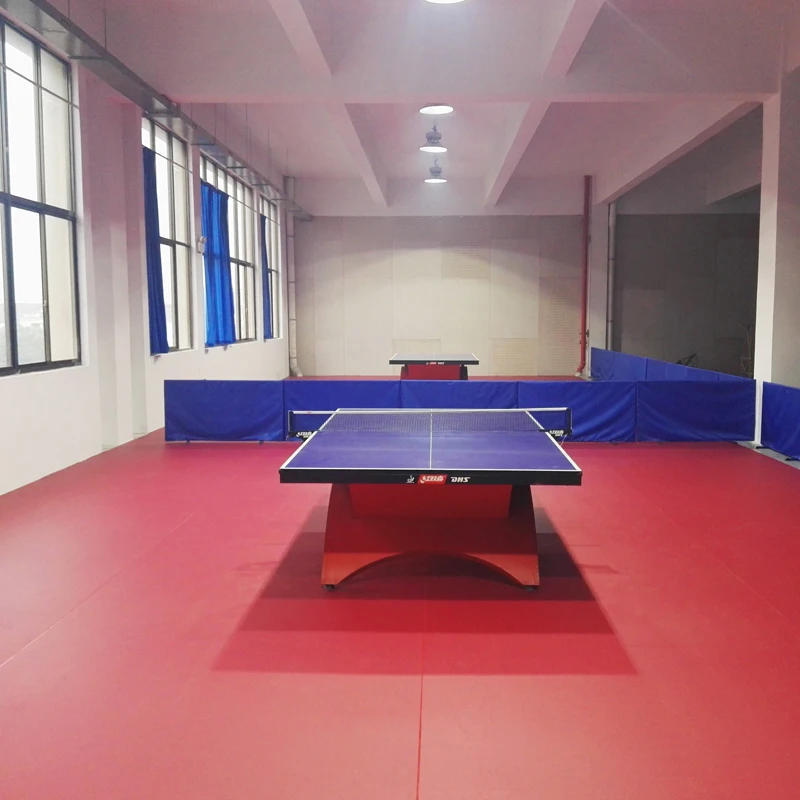 Beable Professional Sports Floors 4.5MM Thickness Table Tennis Court Mat PVC Sport Flooring In Rolls