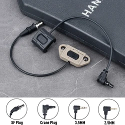 WADSN ModButton Tactical Pressure Remote Switch SF M300 M600 Flashlight Crane plug 2.5 3.5 PEQ DBAL OGL NGAL Hunting ACCESSORIES