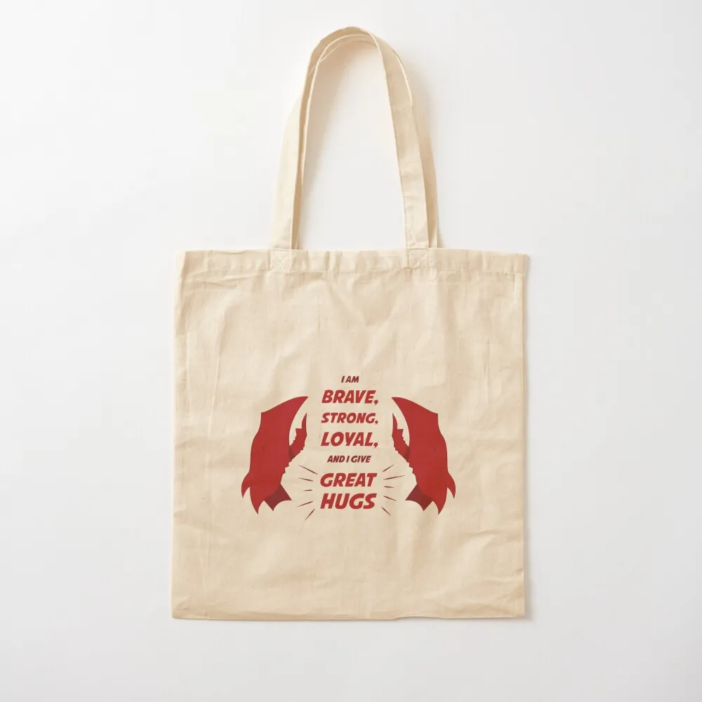 

Scorpia: I am BRAVE, STRONG, LOYAL, and I give GREAT HUGS - She Ra and the Princesses of Power Tote Bag