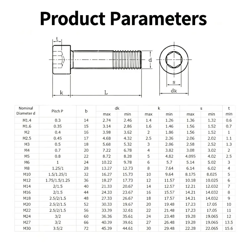 Hastelloy C276 N10276 Hex Socket Screw Bolt Stud, High Strength Acid Corrosion Resistant Fastener