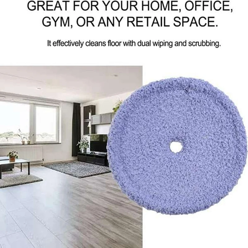 10PCS Microfiber Mop Pads Kit for Everybot RS500 RS700 Vacuum Cleaner Mop Cloth Accessories Replacement Parts-A49I view 5