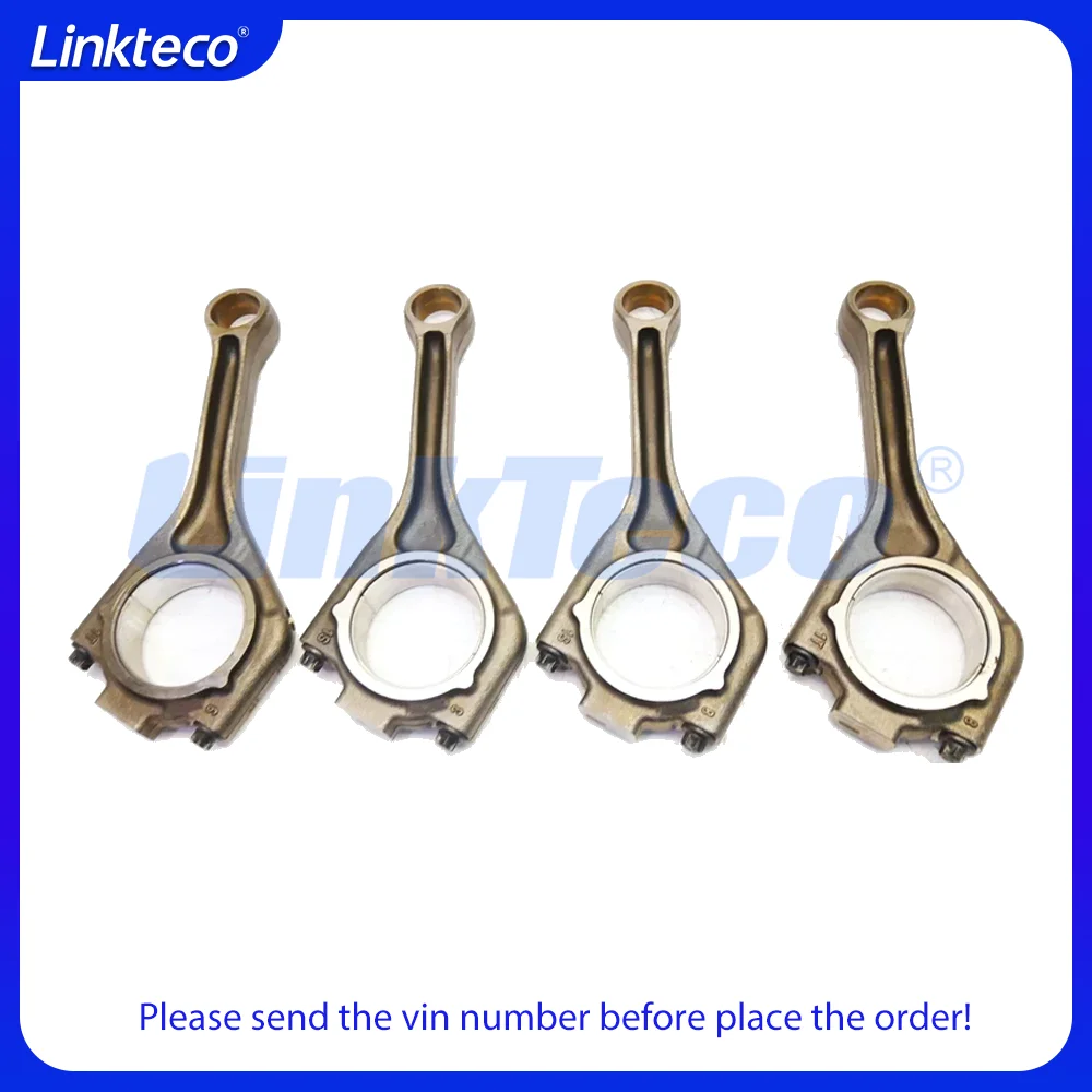 4PCS Engine Connecting Rod Fit 2.0 L PT204 For 2017- Land Rover Discovery Sport Defender Jaguar XE XF F-TYPE F-Pace AJ200 2.0T