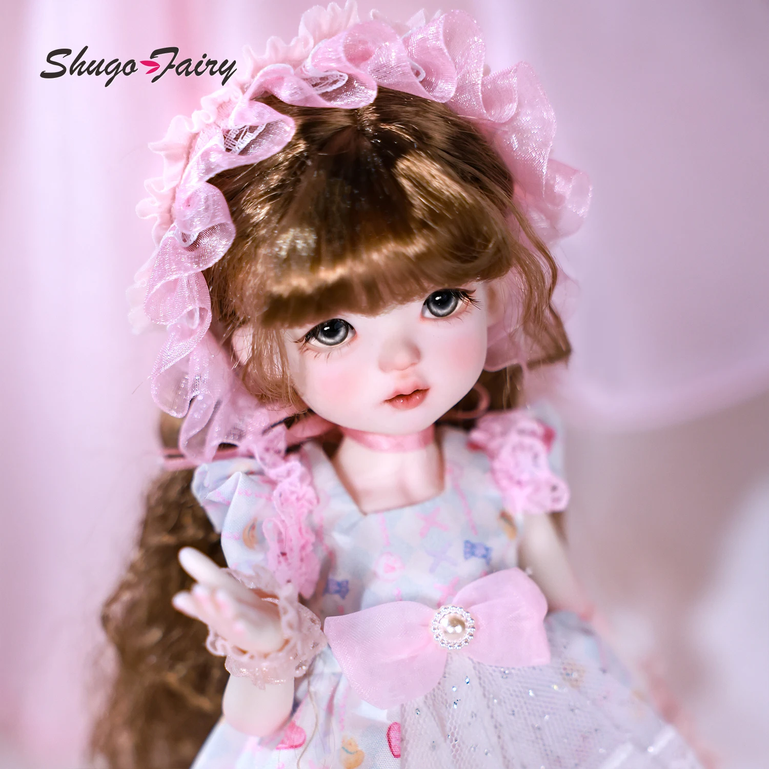 ShugaFairy Thea B Ball Jointed Doll 1/6 Fullset Resin BJD Round Face Sweet Pink Lolita Fairytale Amusement Princess Doll Toy