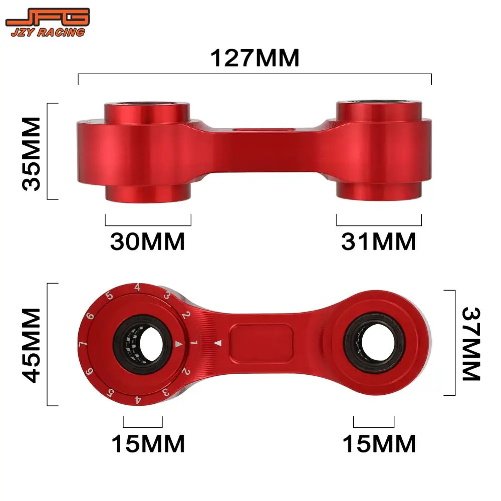 Lowering Links Kit Motorcycles Accessories Adjustable Rear Cushion Lever Suspension Linkage Drop For Honda XR 650L Dirt Pit Bike