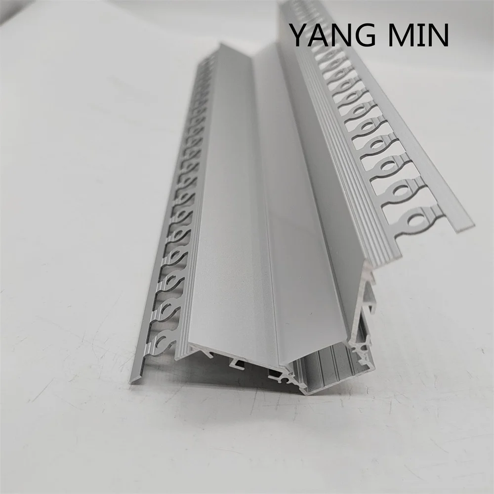 

1m/pcs Plasterboard embedded Linear Strip Light Alu Channel Heat Sink Drywall Gypsum Wall Plaster-in Aluminium LED Profile