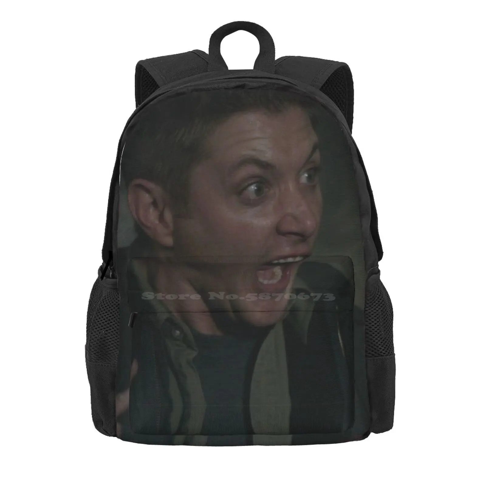 Dean Winchester Scream Hot Sale Schoolbag Backpack Fashion Bags Supernatural Dean Winchester