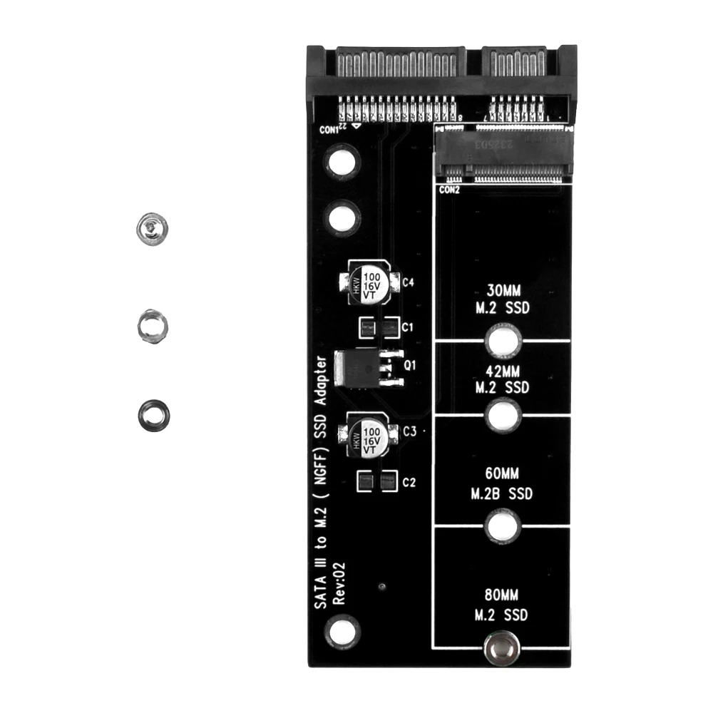 1PCS M.2 NGFF to SATA3 Adapter Card M.2 to SATA  Adapter Converter M2 NGFF SSD Solid State Drive to SATA3 Conversion Card