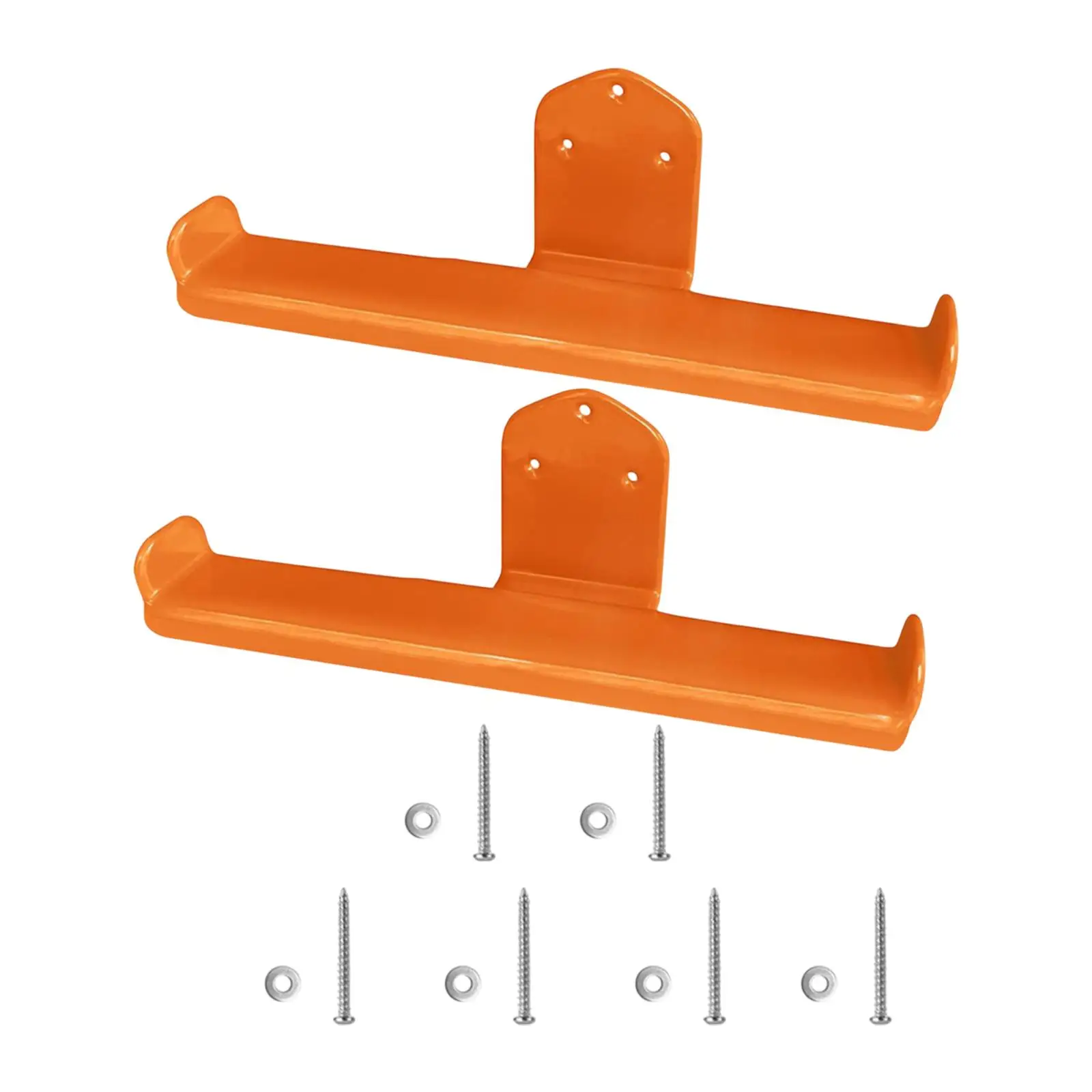 תליית עלה לתיק גב מותקנת על הקיר לארגון במוסך התקנה קלה ומדויקת של מדף אחסון מתכתי יציב ועמיד