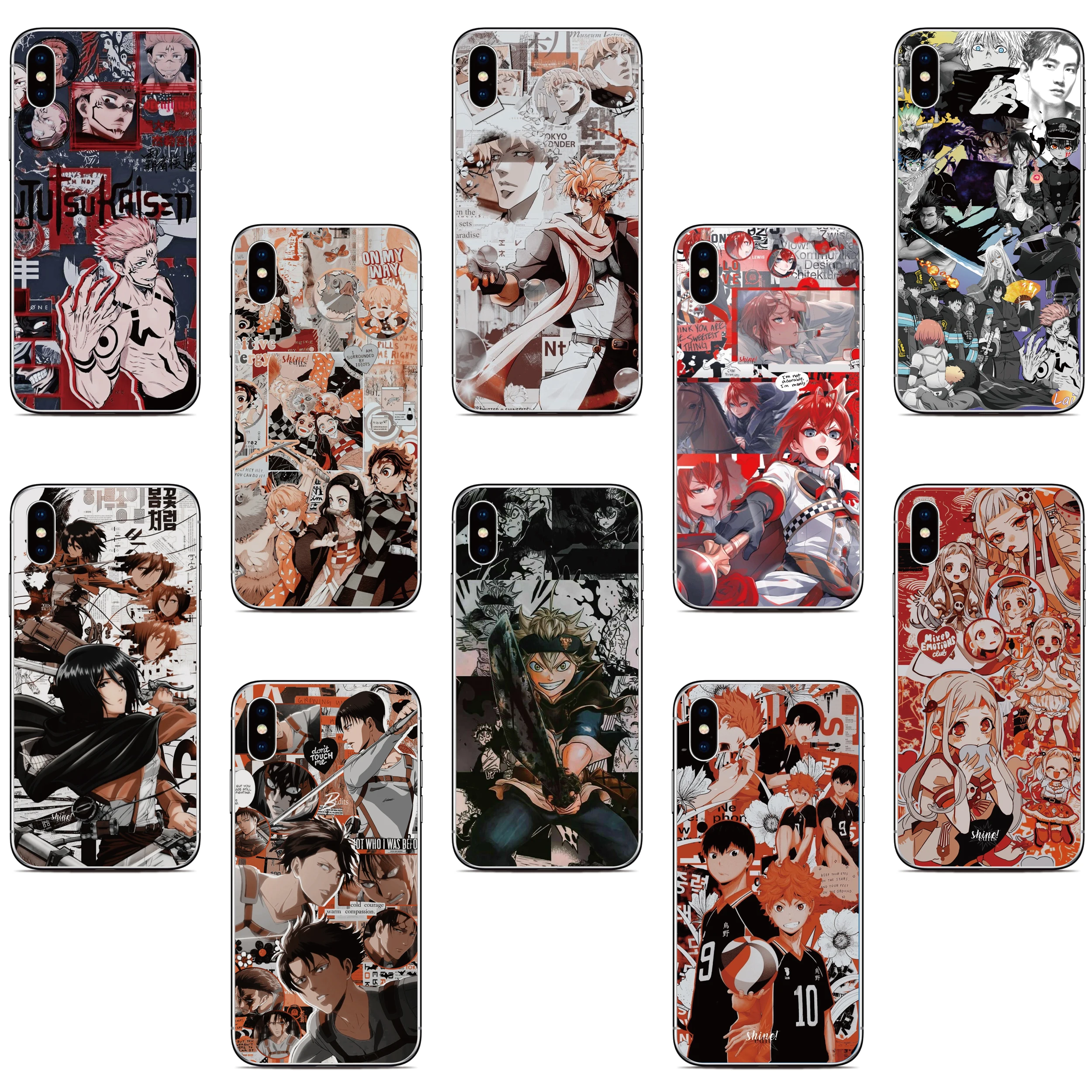 Japanese Anime Cover For Asus Zenfone 10 9 8 Flip 5Z 4 ROG Phone 2 3 5 6 7 Max Pro M2 M1 Plus Shot ZB631KL ZS620KL ZS590KS Case