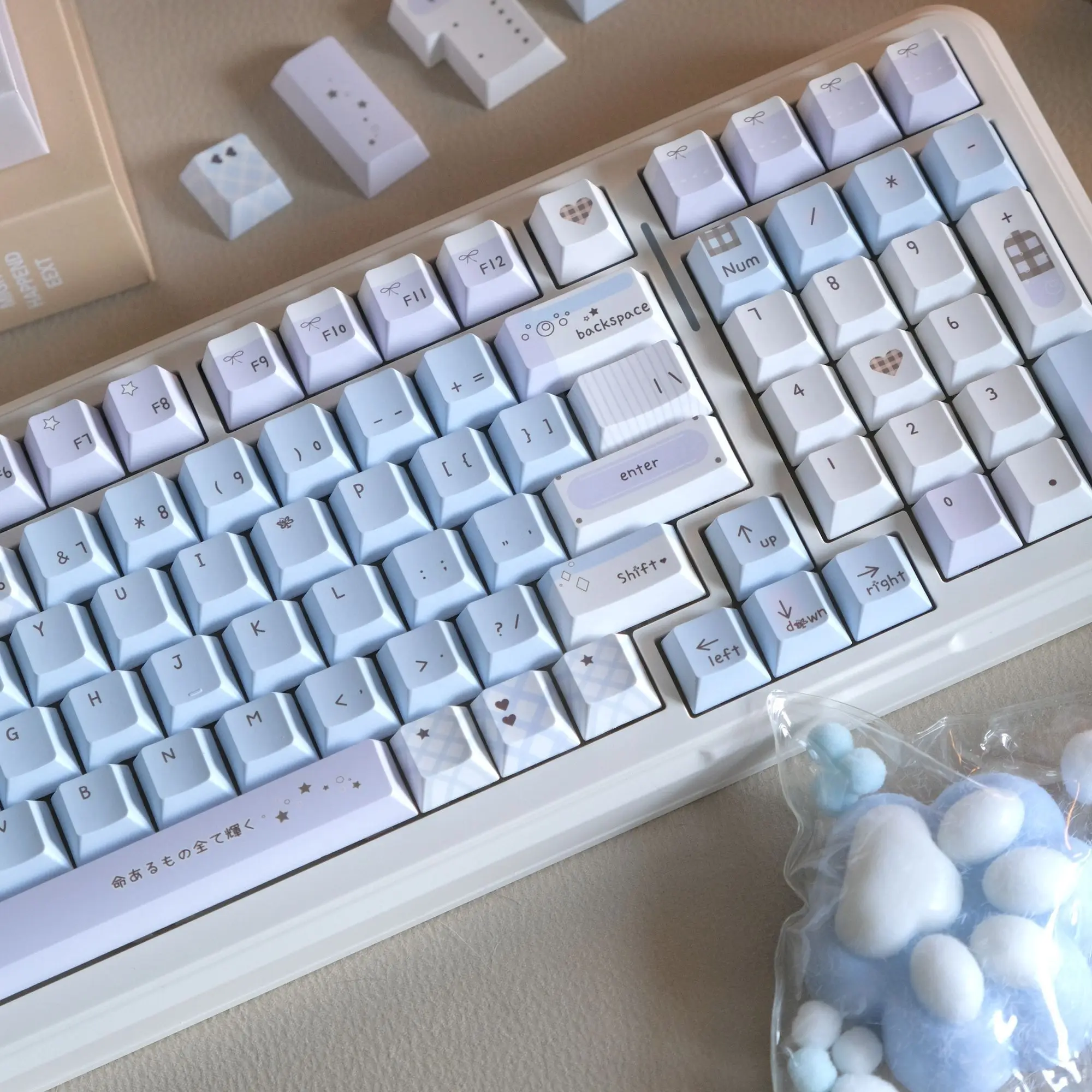 

Original Love Post-it Key Cap Original Height PBT Material Sublimation Key Cap 132 Keys Keyboard Cap