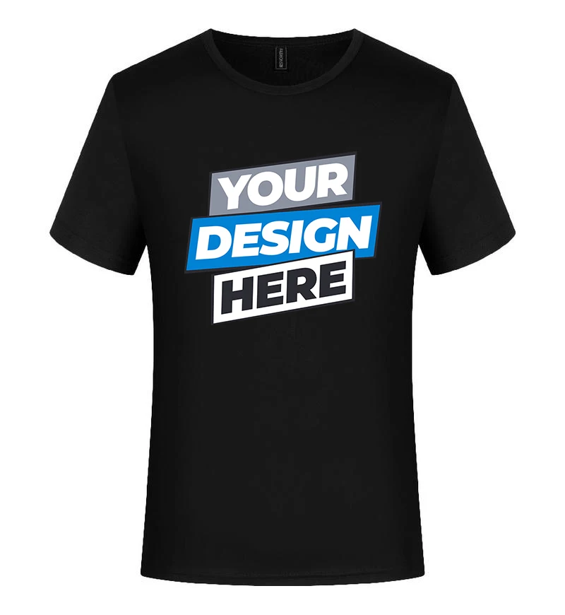 Picture 3: Men Tops Tees Shirt Summer Men's Breathable Casual Short Sleeve T shirts Custom Your Own Personalized T-shirt Print Photo