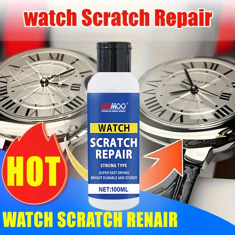 Eyeglass Scratch Repair Paste - Watch Polishing Paste for Glass, Plastic Lenses, Watch Face Scratch Remover, Restore Clarity