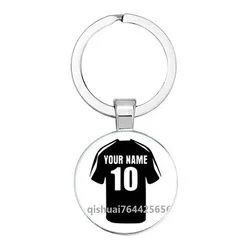 Custom Name Football Keychain para meninos, DIY Keychain para amantes do futebol, para jogar