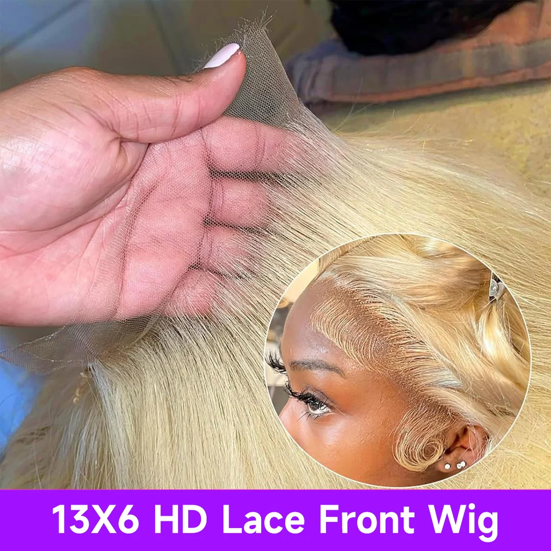 13x6 HD Lace Frontal Wig Human Hair Pre Plucked High Density Body Wave Human Hair Wigs 40 Inch 360 Full Lace Wig Free Shipping