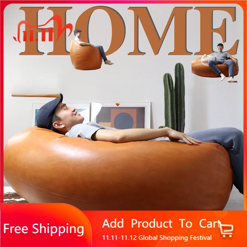 

Lounge Seats Bean Bags Filling Waterproof Washable Comfy Corner Floor Sofa Lazy Adults Relaxchair Divano Da Soggiorno Furniture