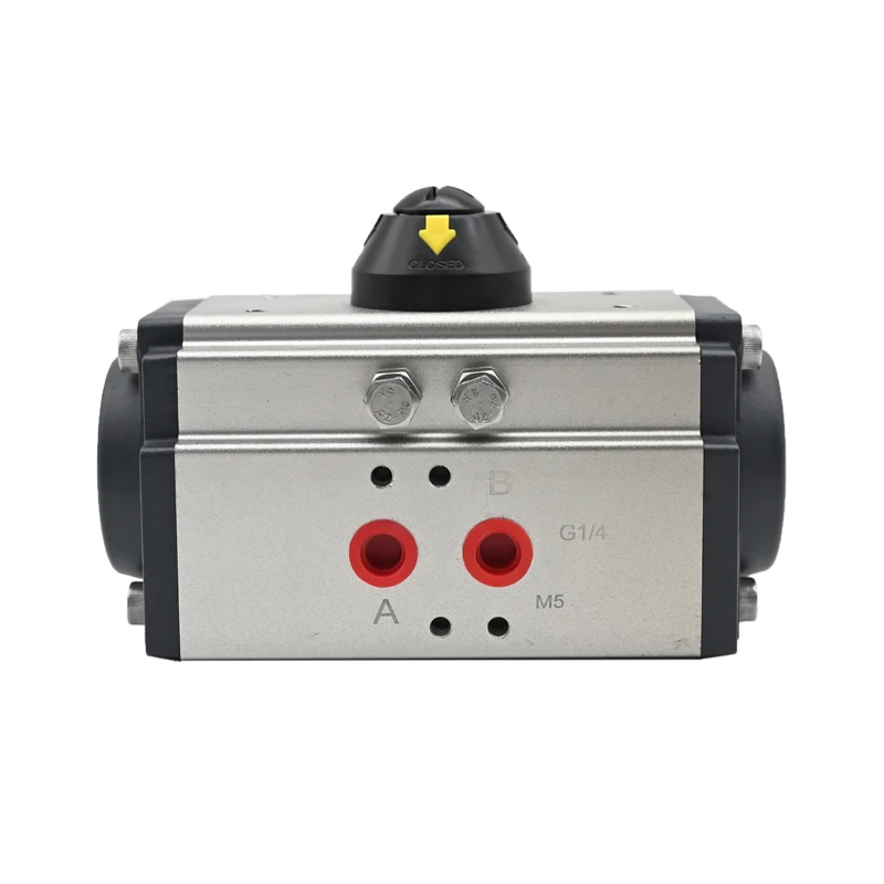 Factory Manufacture Pneumatic Rotary Actuator Long Service Life Single-sided Action AT52-AT270 10bar Pneumatic Actuator