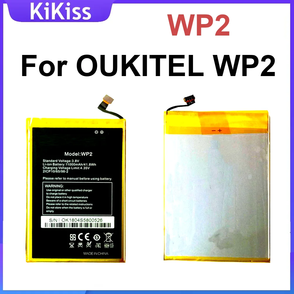 

Аккумулятор WP2 10000 мАч для прочного перезаряжаемого мобильного телефона Oukitel