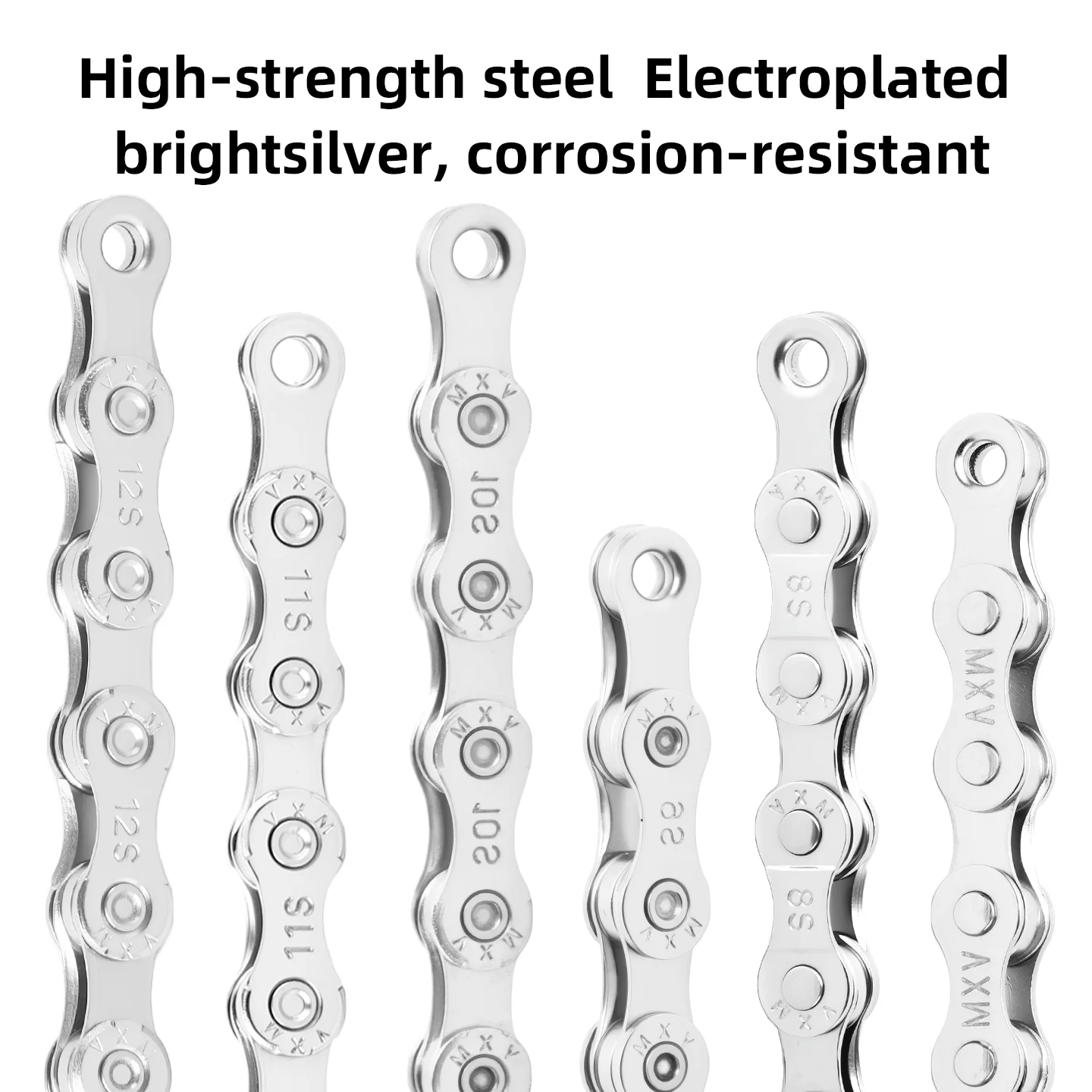 AliExpress NONE 6/8/9/10/11Speed Bicycle Chain High Alloy Steel for Road Mountain MTB Bike Drivetrain Components Accessories Cycling Enthusiasts
