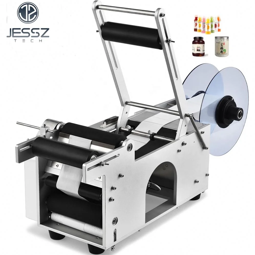 Semi-Automatic Labeling Machine Flat Surface Bottle Sticker Automatic Labeling Sticking Machine