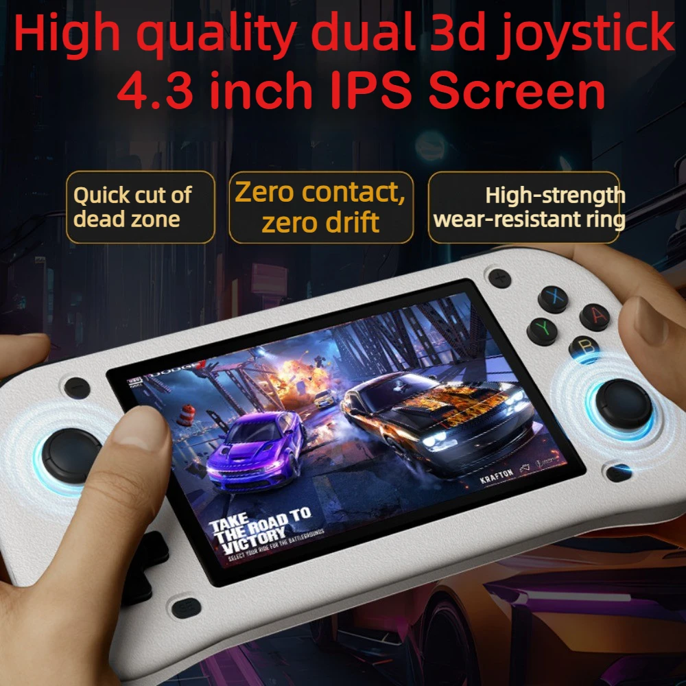 

Портативная игровая консоль G28 Retro, 30 000 предварительно загруженных игр, 4,3-дюймовый IPS-экран, портативная игровая консоль Plug and Play, 64/128 ГБ, 2000 мАч