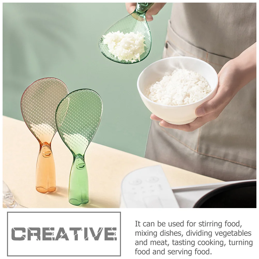 

3Pcs Rice Spoon Paddle Non-Stick Cooking Spoon Lightweight Kitchen Food Serving Rice Paddles Cooking Paddle