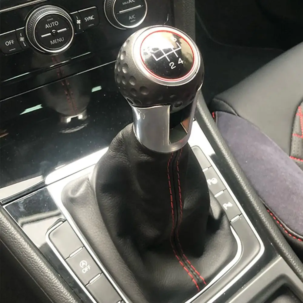 

Автомобильные аксессуары, 1 шт., алюминий, 5/6 скоростей для юбилея VW GTI Jetta Golf, универсальная ручка переключения передач, автомобильный рычаг переключения передач M/T