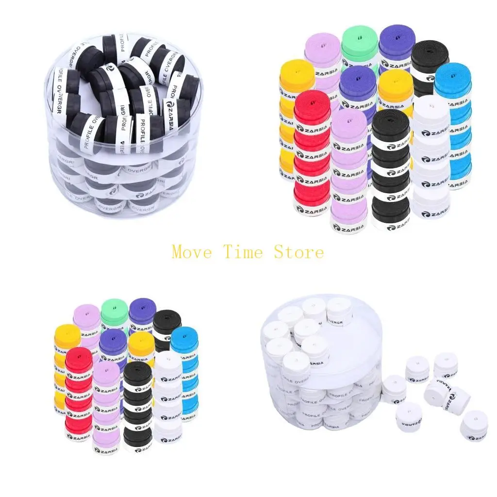 92ME 60x/مجموعة مضرب تنس Overgrips المضادة للانزلاق تنس Overgrip الريشة Overgrip Pickleball Overgrip استبدال شريط لحام
