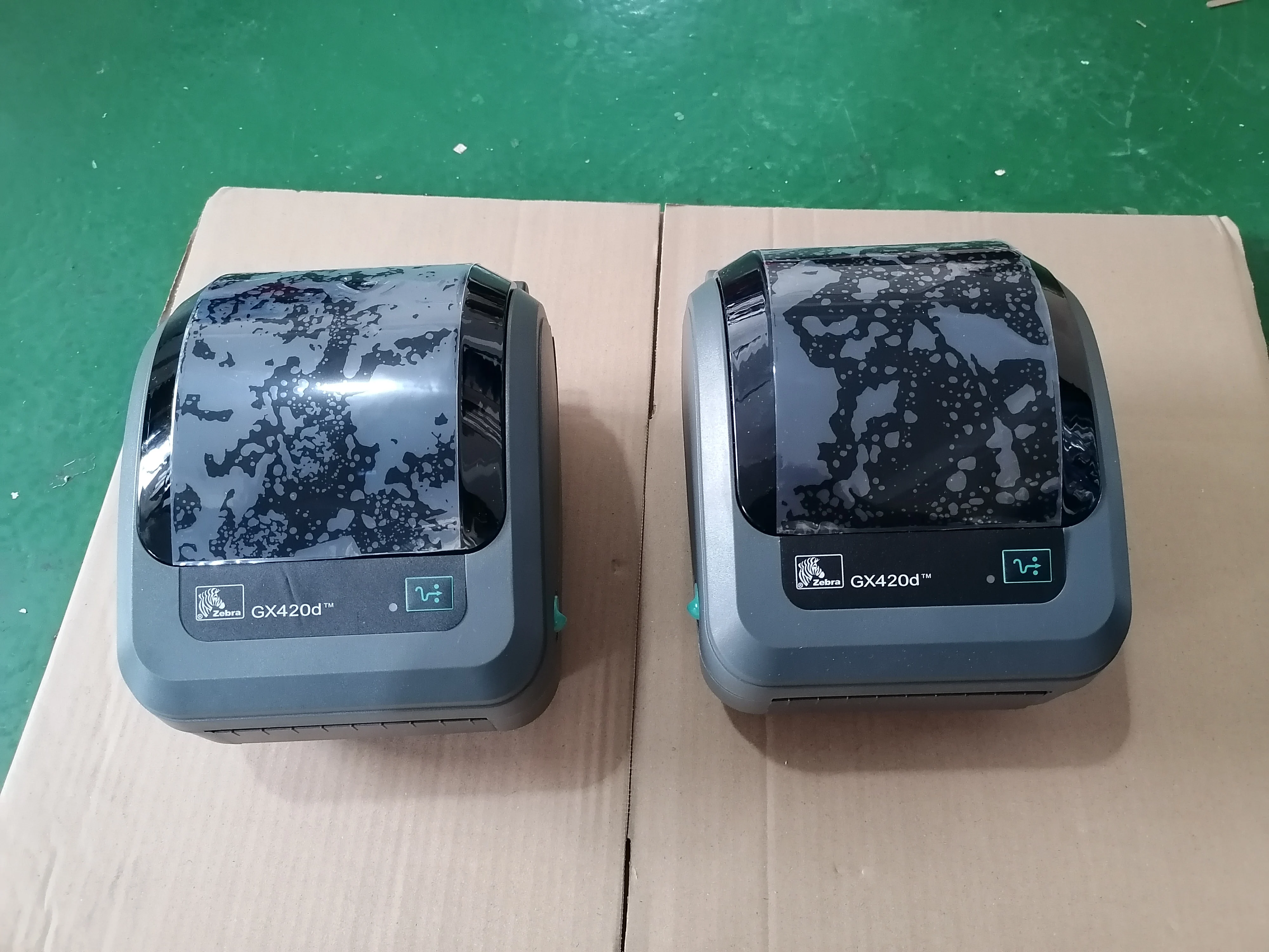 ZEBRA 90% NEW Zebra GX420d gx420d thermal label printer network port plus USB interface bar code machine