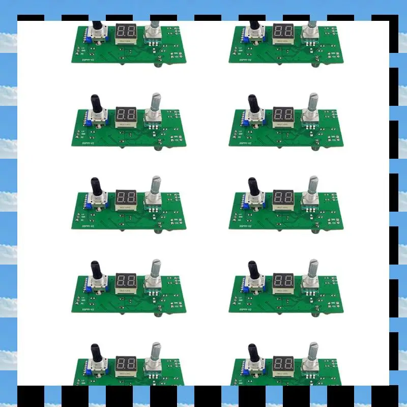 

ABME 10X DSP Digital Reverberation Karaoke Reverb Board KTV Mixer Effector Anti-Whistling Module Multi-Sound Effects