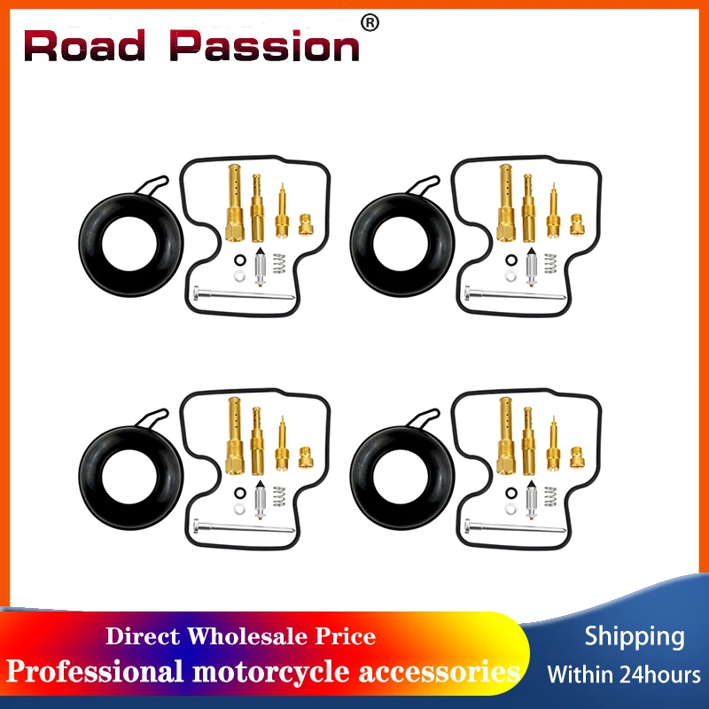 

4sets Road Passion Motocycle Parts Carburetor Rebuild Repair Kit For Honda CB400SF NC31 CBR400RR NC29 CB400SF V-tec 400 CB 400SF