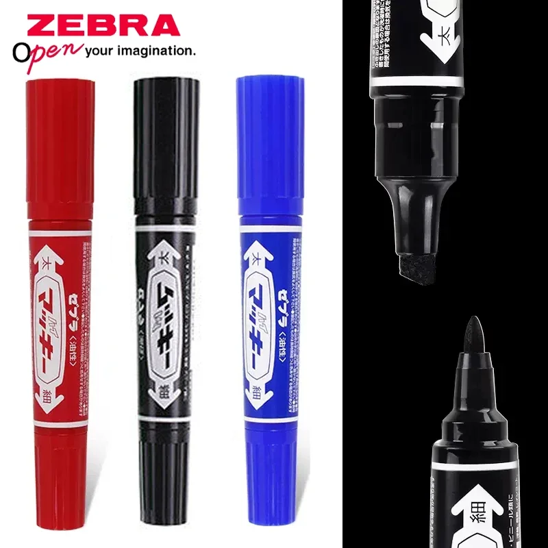 5pcs/10pcs Japan Zebra Double Head Markers MO-150-MC Oily Waterproof Quick Drying Non Fading Permanent Mark Art Supplies