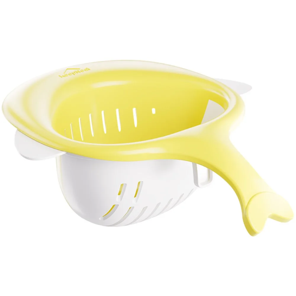 Quick Draining Magnetic Sink Colander Leak-proof Snap-and-Pour Sink Strainer Basket Anti Clogging Plastic Kitchen Sink Filter