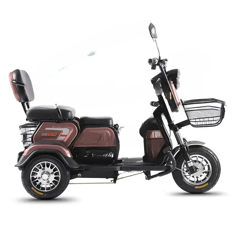 FOR Casual Electric Tricycle for Elderly People Scooter Baby Mom with  Folding  Battery  72v