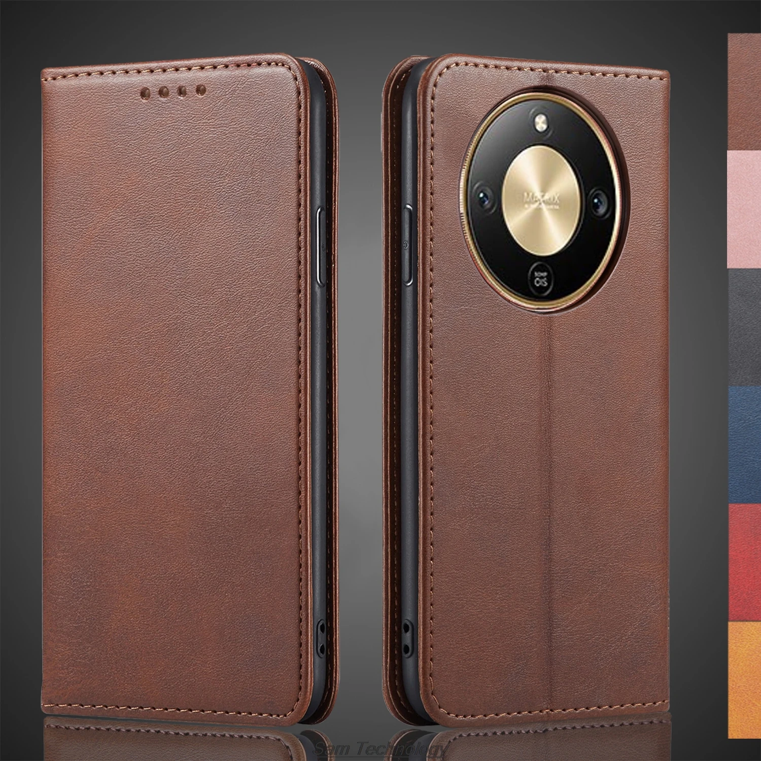 حافظة جلدية جذابة مغناطيسية لهاتف هواوي هونور X9D حافظة قابلة للطي ومحفظة وحقائب هاتف كابا Fundas Coque #1