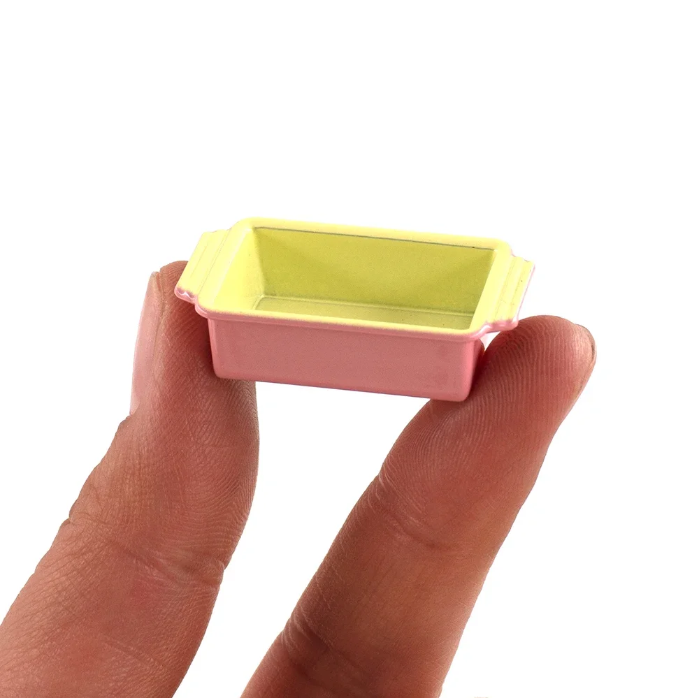 1 個 1/12 ドールハウスミニチュア金属弁当箱模型玩具ドールハウスアクセサリー装飾 ob11 bjd